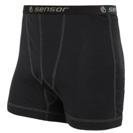 Herrenshorts Sensor Double Face schwarz Black