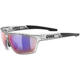 Sonnenbrille Uvex Sportstyle 706 Cv-Colorvision schwarz/silber Clear (9999)