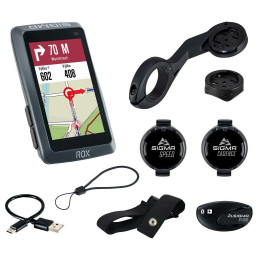 Fahrradcomputer Sigma Rox 12.1 EVO Sensor Set schwarz black