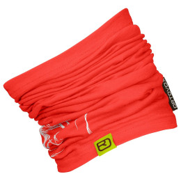 Multifunktionstuch Ortovox 120 Tec Logo Neckwarmer rot Coral