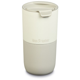 Thermotasse Klean Kanteen Rise 16oz Tumbler (w/ Flip Lid) grau/weiß Tofu