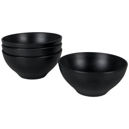 Schüssel-Set Bo-Camp Orville - 4ks schwarz Black