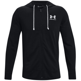 Herren-Sweatshirt Under Armour Rival Terry LC FZ schwarz Black / / Onyx White