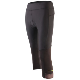 Damen-Radhose Axon Aktiv 3/4 D schwarz