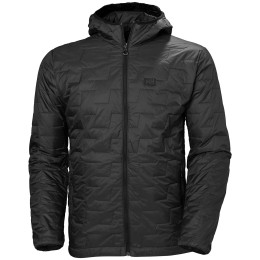 Herren-Winterjacke Helly Hansen Lifaloft Hooded Insulator Jack schwarz BlackMatte