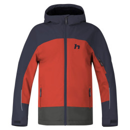 Kinder Skijacke Hannah Davis Jr Cherry Tomato rot/blau cherry tomato/ombre blue