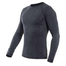 Herren-Funktionsshirt Sensor Merino Bold dl.rukáv dunkelgrau Anthracite Gray