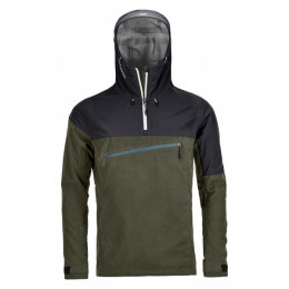 Herrenjacke Ortovox Corvara Anorak olivenfarbe Olive