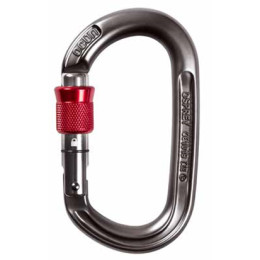 Karabiner Ocún OSPREY screw dunkelgrau