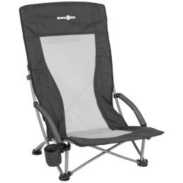 Campingsessel Brunner Cuba Highback schwarz/grau
