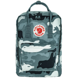Urban-Rucksack Fjällräven Kånken Graphics Laptop 15 blau Nimbus Blue-Hidden Animals