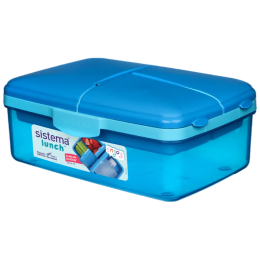 Snack-Box Sistema Lunche Quaddie 1,5 l blau