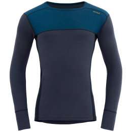 Herren-Funktionsshirt Devold Lauparen Merino 190 Shirt Man dunkelblau FLOOD/NIGHT/INK