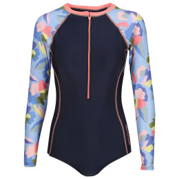 Damenbadeanzug Regatta Willowfield dunkelblau Navy/Abstract Floral Print
