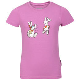 Kinder-T-Shirt Alpine Pro Bobbo First Bloom rosa FIRST BLOOM