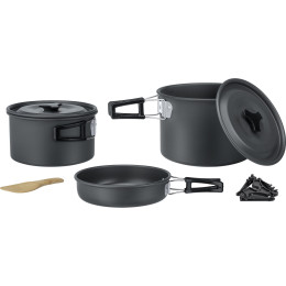 Geschirrset Brunner PackPot Ultralite 19 schwarz
