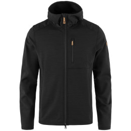 Herren-Sweatshirt Fjällräven Keb Fleece Hoodie schwarz Black