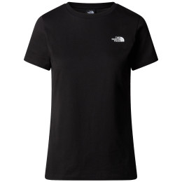 Damen-T-Shirt The North Face W S/S Simple Dome Slim Tee schwarz Tnf Black