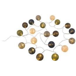Lichterkette Outwell Alpha Cotton Light Chain braun/blau