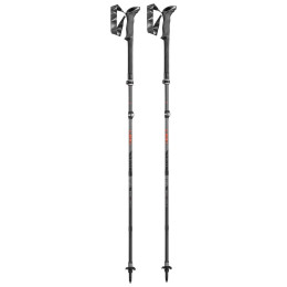 Trekkingstöcke Leki Makalu FX Carbon AS schwarz light anthracite-bright red-black