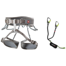 Klettersteigset Ocún Via Ferrata Twist set grau Grey