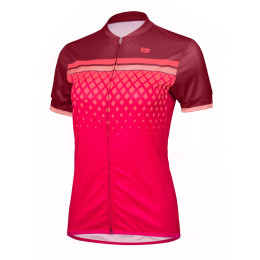 Damen-Radtrikot Etape Diamond rosa Bordeaux / pink