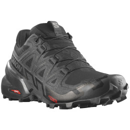 Damen Laufschuhe Salomon Speedcross 6 schwarz Black / Black / Phantom