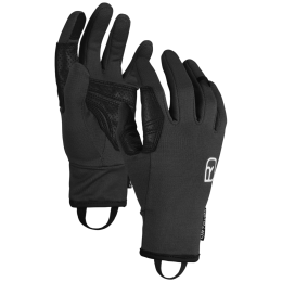 Damenhandschuh Ortovox Fleece Light Glove W schwarz/grau Black Raven