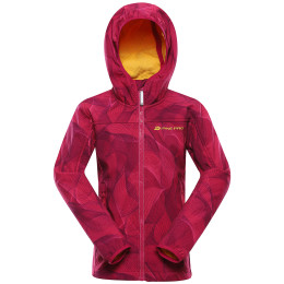 Kinder-Softshell-Jacke Alpine Pro Hooro rosa cabaret