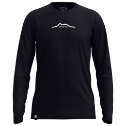 Herren-T-Shirt Ortovox 150 Cool Mountain Long sleeve schwarz Black Raven