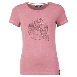 Damen-T-Shirt Chillaz Saile Homo Mons Velo 2022 rosa dry rose melange