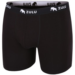Herren-Boxershorts Zulu Bambus 210 6in schwarz black