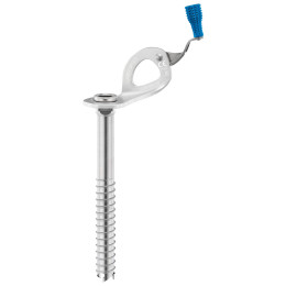 Eisschraube Petzl Laser Speed 17 cm silber/blau