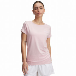 Damen-T-Shirt Under Armour Tech Mesh SS rosa Prime Pink / / White