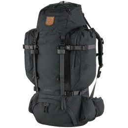 Wanderrucksack Fjällräven Kajka 85 schwarz Coal Black