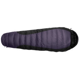 Daunenschlafsack Warmpeace Viking 900 195 cm wide grau/schwarz Iron/Grey/Black