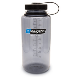 Flasche Nalgene Wide Mouth Sustain 1l grau/schwarz Gray,W/BlackCap