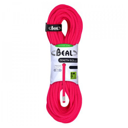 Kletterseil Beal Zenith 9.5 mm (80m) rosa solid pink