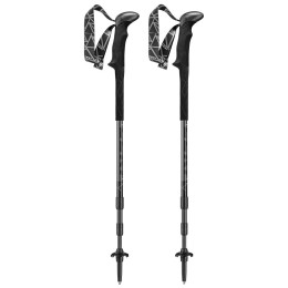 Trekkingstöcke Leki Poles Black Series SLS XTG schwarz black-darkanthracite-white