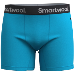 Herren-Boxershorts Smartwool M Boxer Brief Boxed hellblau pool blue