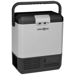 Kompressor-Kühlschrank Brunner Polarys Portafreeze schwarz/grau