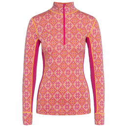 Damen Funktions-Sweatshirt Kari Traa Rose Half Zip Baselayer Top rosa berry