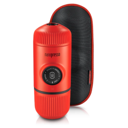 Reise-Kaffeemaschine Wacaco Nanopresso s cestovním pouzdrem rot red