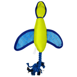 Hundespielzeug Nerf Dog Launching Duck 42cm blau/gelb modrá