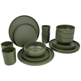 Geschirrset Bo-Camp Patom 16Stk grün Green