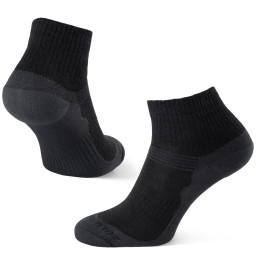 Socken Zulu Merino Lite Men schwarz/grau