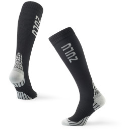 Kompressionsstrümpfe Zulu Run Compression M schwarz/grau