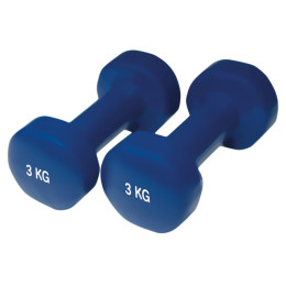 Hanteln Yate neopren 3kg/pár blau