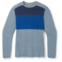Herren-Funktionsshirt Smartwool M Classic Thermal Mrn Bl Colorbl Crew B blau Pewter Blue Heather