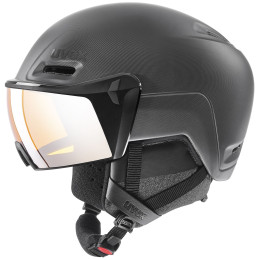 Skihelm Uvex HLMT 700 Visor schwarz BlackMat